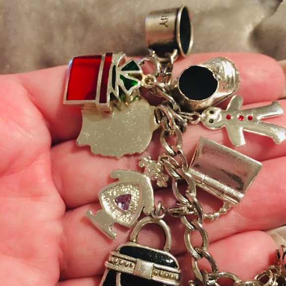 Sterling Silver 925 Charm Bracelet Lot with additional Charms. “NOT SCRAP”! - Picture 7 of 16